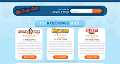 Desktop Screenshot of bestnewbingosites.com
